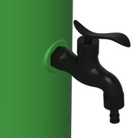 Sined Kit Tritone Fontana Per Esterno e Secchiello Da 5 Litri In Polietilene Verde Realizzato In Polietilene Hd