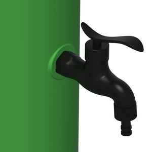 Sined Kit Tritone Fontana Per Esterno e Secchiello Da 5 Litri In Polietilene Verde Realizzato In Polietilene Hd