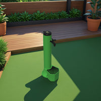 Sined Kit Tritone Fontana Per Esterno e Secchiello Da 5 Litri In Polietilene Verde Realizzato In Polietilene Hd