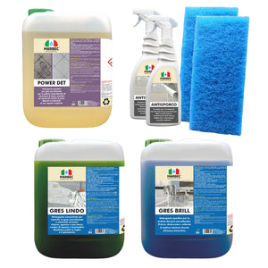 Kit di prodotti per la pulizia dei pavimenti in gres porcellanato   Kit Gres Grande