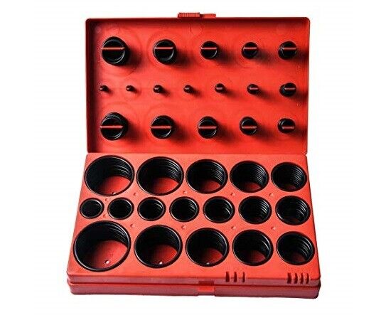 KIT GUARNIZIONI O RING 32 MISURE DIVERSE 419 PZ PEZZI ORING ANELLI GOMMINI