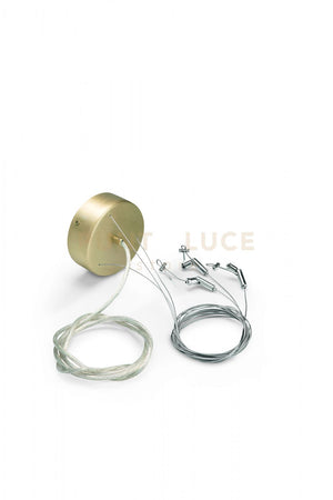 KIT PER SOSPENSIONE PLAFONIERA ORO GLOBUS H.200CM