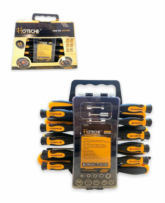 KIT SET 44 PEZZI TORX ESAGONALI CACCIAVITI PUNTE INSERTI BUSSOLA PH A.241344