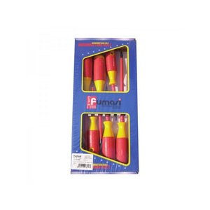 KIT SET ASSORTIMENTO DI 6 GIRAVITI ISOLATI 1000V - FUMASI