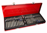 KIT SET INSERTI CHIAVI BUSSOLE CHIAVI TORX HEX 1/2" 3/8" PROFESSIONALE 54 PZ