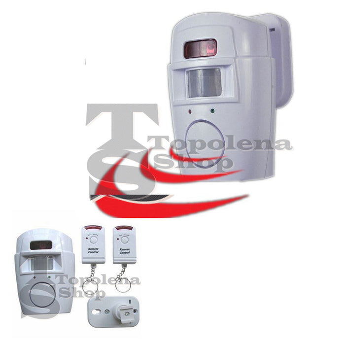 KIT SISTEMA DI ALLARME ANTIFURTO CON SENSORE SIRENA 2 TELECOMADI WIRELESS