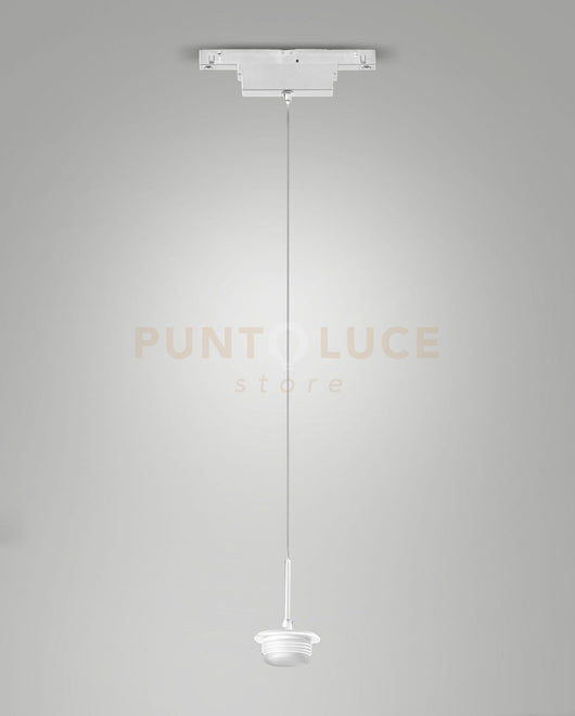 KIT SOSPENSIONE PER BINARIO 48V 8W CCT 2700/3000/4000K 750LM BIANCO ON/OFF