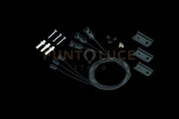 KIT SOSPENSIONE PER BINARIO CIRCOLARE RING SUPERFICIE NERO H.190CM