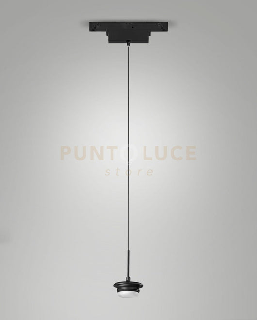 KIT SOSPENSIONE PER SISTEMA BINARIO 48V 8W CCT 2700/3000/4000K 750LM  NERO