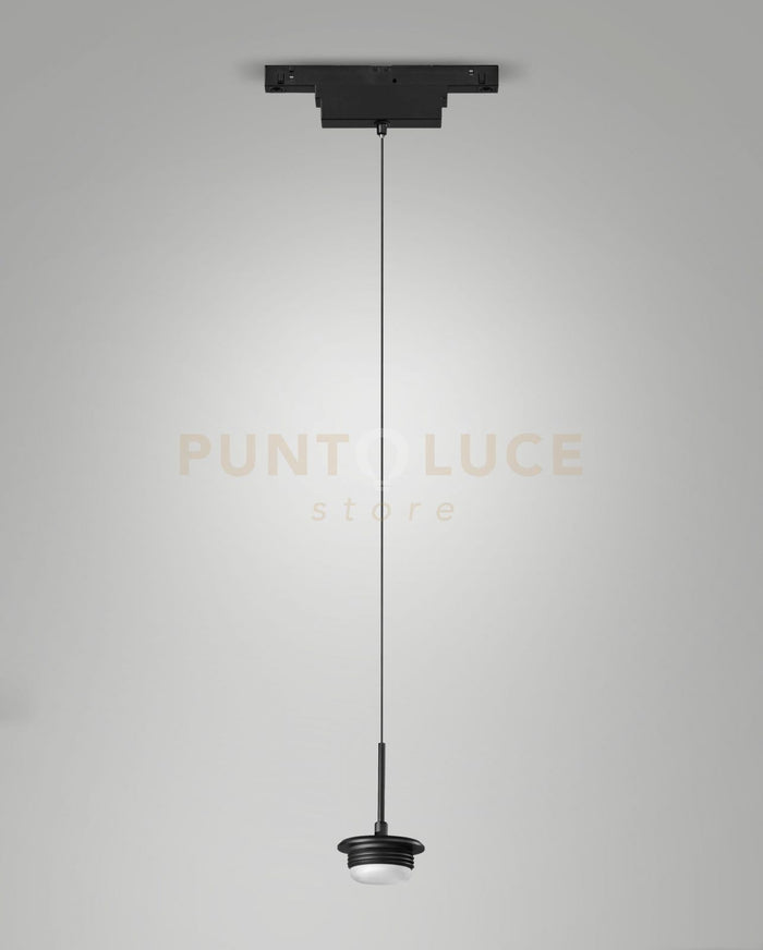 KIT SOSPENSIONE PER SISTEMA BINARIO 48V 8W CCT 2700/3000/4000K 750LM  NERO