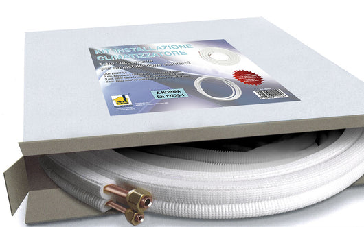 KIT tubi rame climatizzatore 1/4 3/8 7 mt raccordi tubo condensa condizionatore