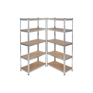 KIT-2-scaffale-5-ripiani-ultra-in-metallo-zincato-mdf-90x40x180-portata-1375kg-275kg-a-ripiano-copy