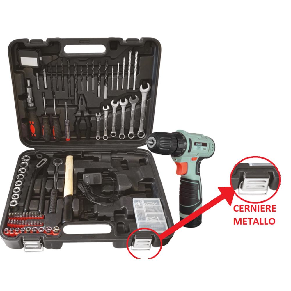 Kit Valigetta Trapano Avvitatore + 135 accessori