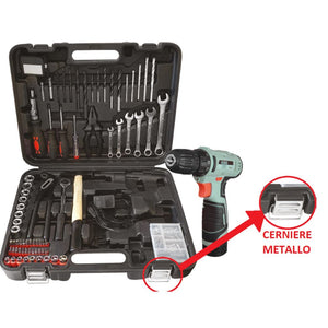 Kit Valigetta Trapano Avvitatore + 135 accessori