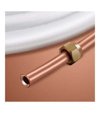 Kit Installazione Varie Misure per Climatizzatore 7000-9000-12000 Btu Tubi Rame Cartellati da 1/4" e 3/8"