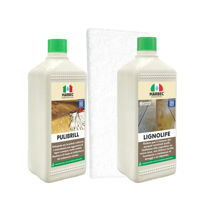 Prodotti per Recupero dei Pavimenti in Legno Verniciati Lucidi   Kit Legno Verniciato Lucido