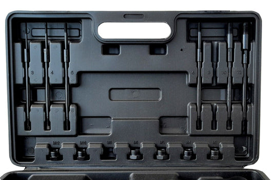 KIt 122 PZ RIVETTATRICE PER INSERTI RIVETTI FILETTATI M3 M4 M5 M6 M8 M10 M12