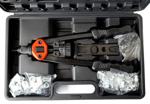 KIt 122 PZ RIVETTATRICE PER INSERTI RIVETTI FILETTATI M3 M4 M5 M6 M8 M10 M12