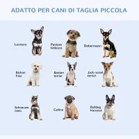 Gabbia per Animali Domestici Trasportino per Cani e Gatti Pieghevole in Acciaio Doppia Apertura, 76x46x52cm, Nero