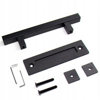 Maniglia per porte scorrevoli nera loft retro premium