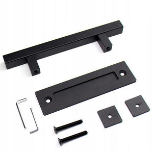 Maniglia per porte scorrevoli nera loft retro premium