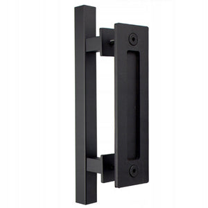 Maniglia per porte scorrevoli nera loft retro premium