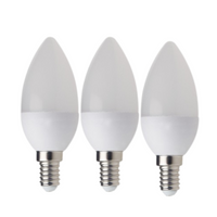 Kit lampadina a candela led optonica ac175-265v e14 c37 a led 8 watt *** temperatura colore lampada 6000k bianco fred...