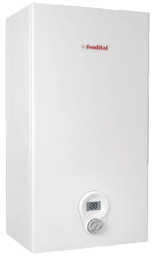 Scaldabagno a Gas Istantaneo Fondital a Camera Stagna Lipari Pro TFS 14i Low NOx GPL Completo di Kit Fumi Classe A