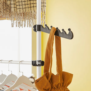 Cabina Armadio Guardaroba Componibile Appendiabiti A Terra Bianco KLS03 SoBuy