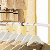 Cabina Armadio Guardaroba Componibile Appendiabiti A Terra Bianco KLS03 SoBuy