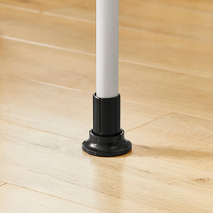 Cabina Armadio Guardaroba Componibile Appendiabiti A Terra Bianco KLS03 SoBuy