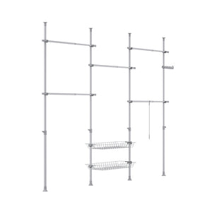 SoBuy Cabina armadio regolabile 311x37x295cm KLS04-II-HG