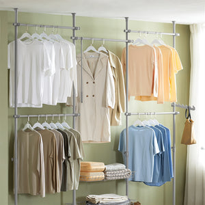 SoBuy Cabina armadio regolabile 311x37x295cm KLS04-II-HG