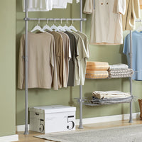 SoBuy Cabina armadio regolabile 311x37x295cm KLS04-II-HG