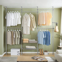 SoBuy Cabina armadio regolabile 311x37x295cm KLS04-II-HG