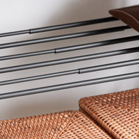 Cabina Armadio Componibile Armadio Regolabile Appendiabiti Altezza Regolabile Nero KLS07-SCH