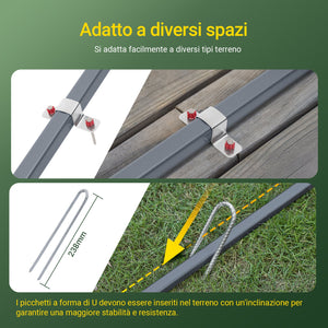 Sobuy Garage Auto per Esterno Tenda per Bicicletta Box Moto Impermeabile Tendone per Auto Moto e Attrezzi Capanno da Giardino e Ripostiglio da Esterno Argento 120x176x163 cm KLS11-K
