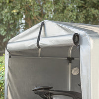 Tenda per Bicicletta Impermeabile Protezione UV Tenda da Garage per Biciclette Tenda Multiuso da Giardino in Colore Argento 159x219x165 cm, KLS11-L