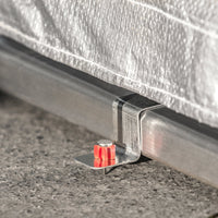 Tenda per Bicicletta Impermeabile Protezione UV Tenda da Garage per Biciclette Tenda Multiuso da Giardino in Colore Argento 120x176x163 cm, KLS11