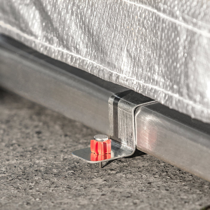 Tenda per Bicicletta Impermeabile Protezione UV Tenda da Garage per Biciclette Tenda Multiuso da Giardino in Colore Argento 120x176x163 cm, KLS11