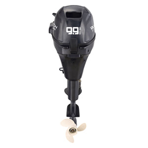 Kluster - Motore Marino Fuoribordo a Benzina 4 Tempi 246cc 9.9 Hp Gambo Corto per Gommoni Barche da Pesca