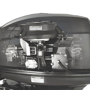 Kluster - Motore Marino Fuoribordo a Benzina 4 Tempi 246cc 9.9 Hp Gambo Corto per Gommoni Barche da Pesca