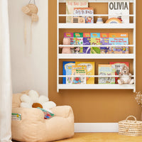 Libreria Portariviste Libreria Bambini Bianco L80*A118*P12cm KMB08-W