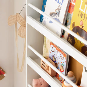 Libreria Portariviste Libreria Bambini Bianco L80*A118*P12cm KMB08-W