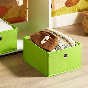 SoBuy Mobile per Bambini con Appendiabiti, Giardaroba per Bambini con 2 scatole, Armadio per bambini Bianco 60x35x110cm KMB109-W