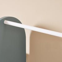 SoBuy Mobile per Bambini con Appendiabiti, Guardaroba per Bambini con scatole, Armadio per bambini con 3 ganci, Grigio 97x35x108cm KMB40-HG