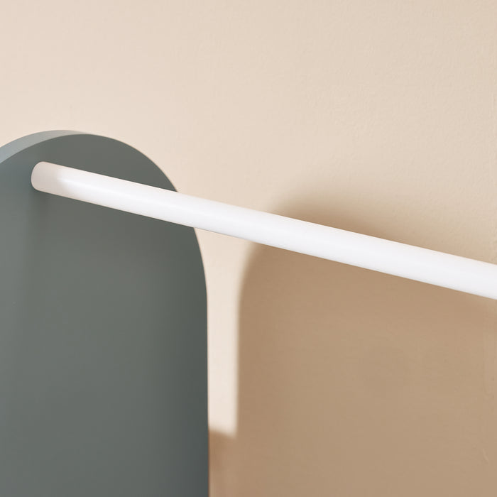 SoBuy Mobile per Bambini con Appendiabiti, Guardaroba per Bambini con scatole, Armadio per bambini con 3 ganci, Grigio 97x35x108cm KMB40-HG