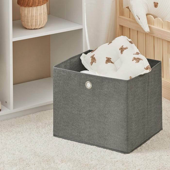 Mobile per Bambini con Appendiabiti, Giardaroba per Bambini con scatole, Armadio per bambini con 3 ganci, KMB40-W SoBuy