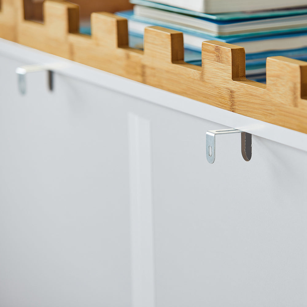 SoBuy Cassettiera per bambini Mobiletti per la Cameretta ragazzi Armadietto portaoggetti Scaffale per cameretta L86xP30xA87cm, KMB44-W