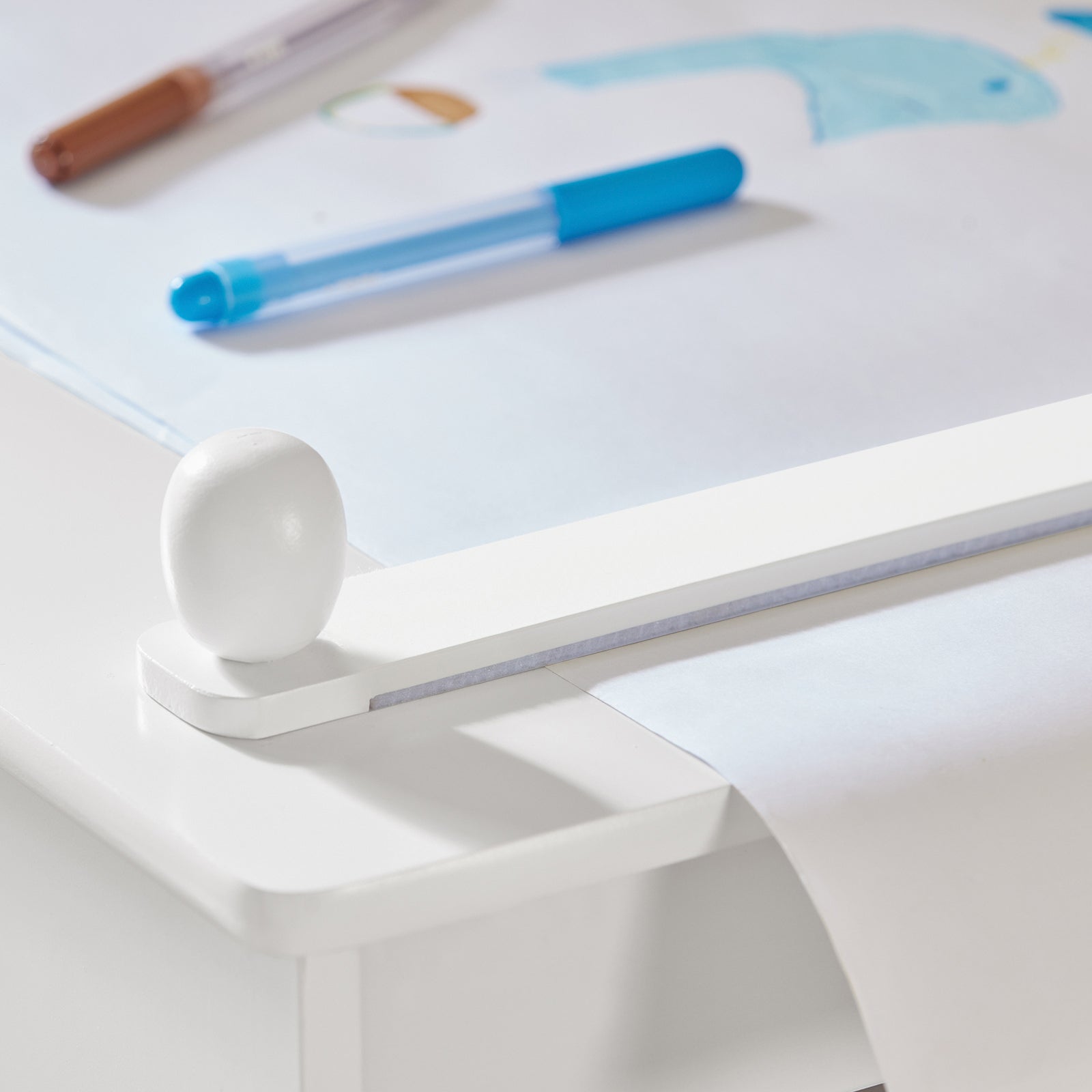 Tavolo Per Bambini Con Una Sedia Set Mobili Per Bambini Tavolo Da Dipingere Per Bambini Bianco KMB60-W